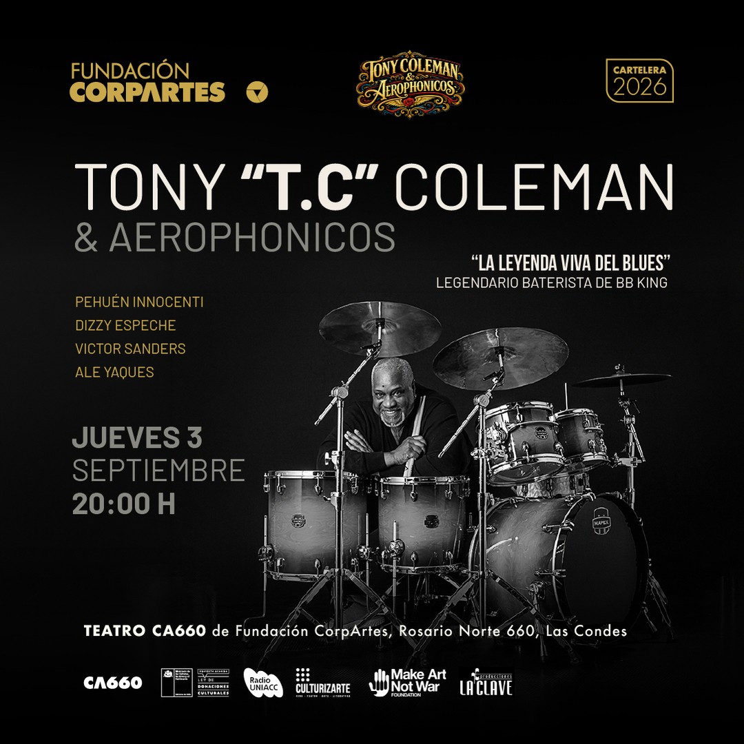Tony “T.C” Coleman en Chile | Teatro CA660