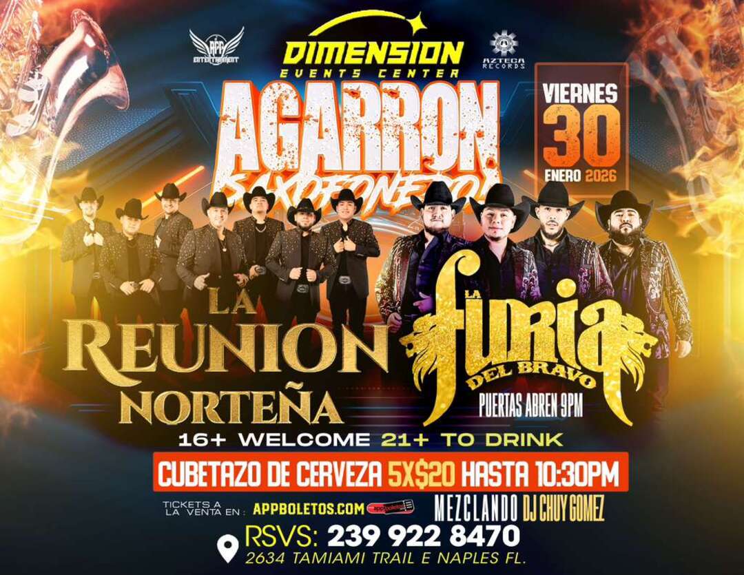 Agarron Saxofonero-La Reunion Nortena-La Furia del Bravo-Dimension