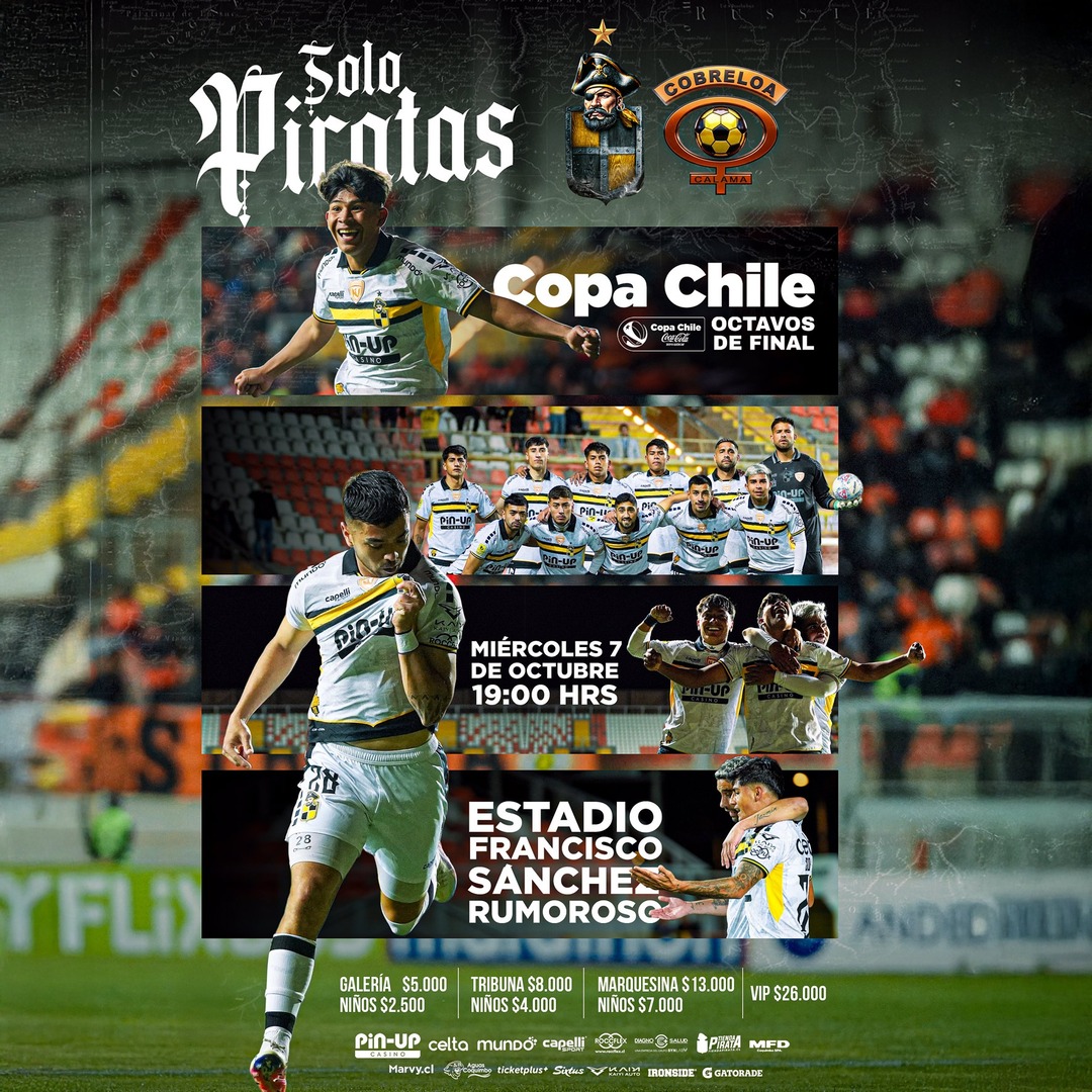 Coquimbo Unido vs Cobreloa / Copa Chile Coca-Cola Zero Azúcar 2026 / Octavos de Final