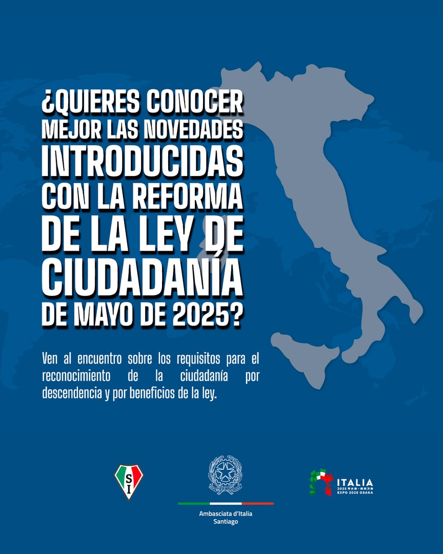 Encuentro informativo sobre la ciudadanía 🇮🇹