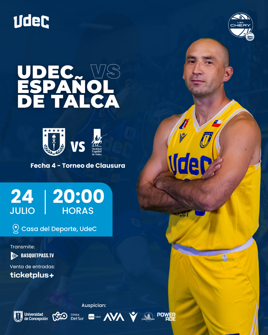 CD UdeC vs CD Municipal Español de Talca - LNB - Liga Chery de Clausura  by Cecinas Llanquihue