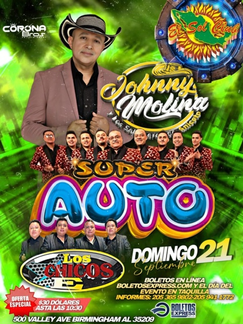 Johnny Molina-Super Auto-Los Chicos E-El mega Sol
