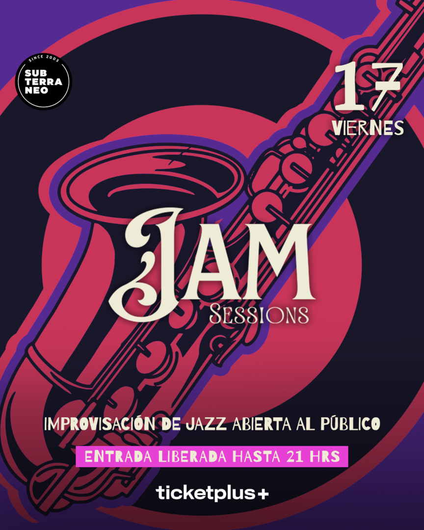 JAM SESSIONS 🎵 VIERNES 17 JULIO ★ Club Subterráneo 
