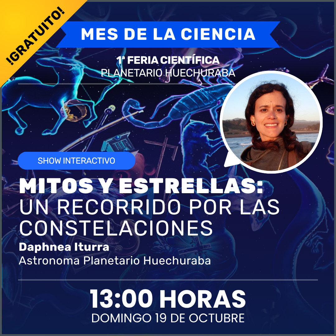 FERIA CIENTÍFICA: SHOW EN VIVO: MITOS Y ESTRELLAS