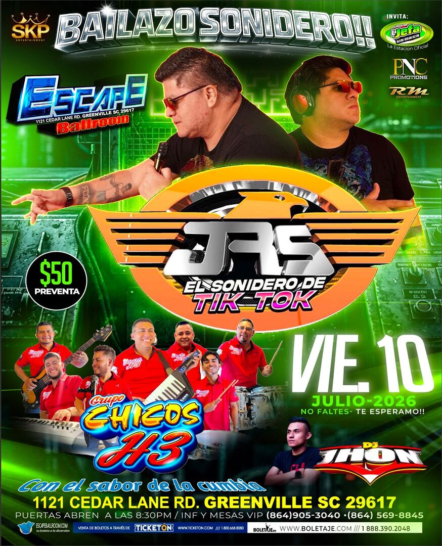 Jrs El Sonidero de Tik Tok-Grupo Chicos H3-Escape Ballroom 