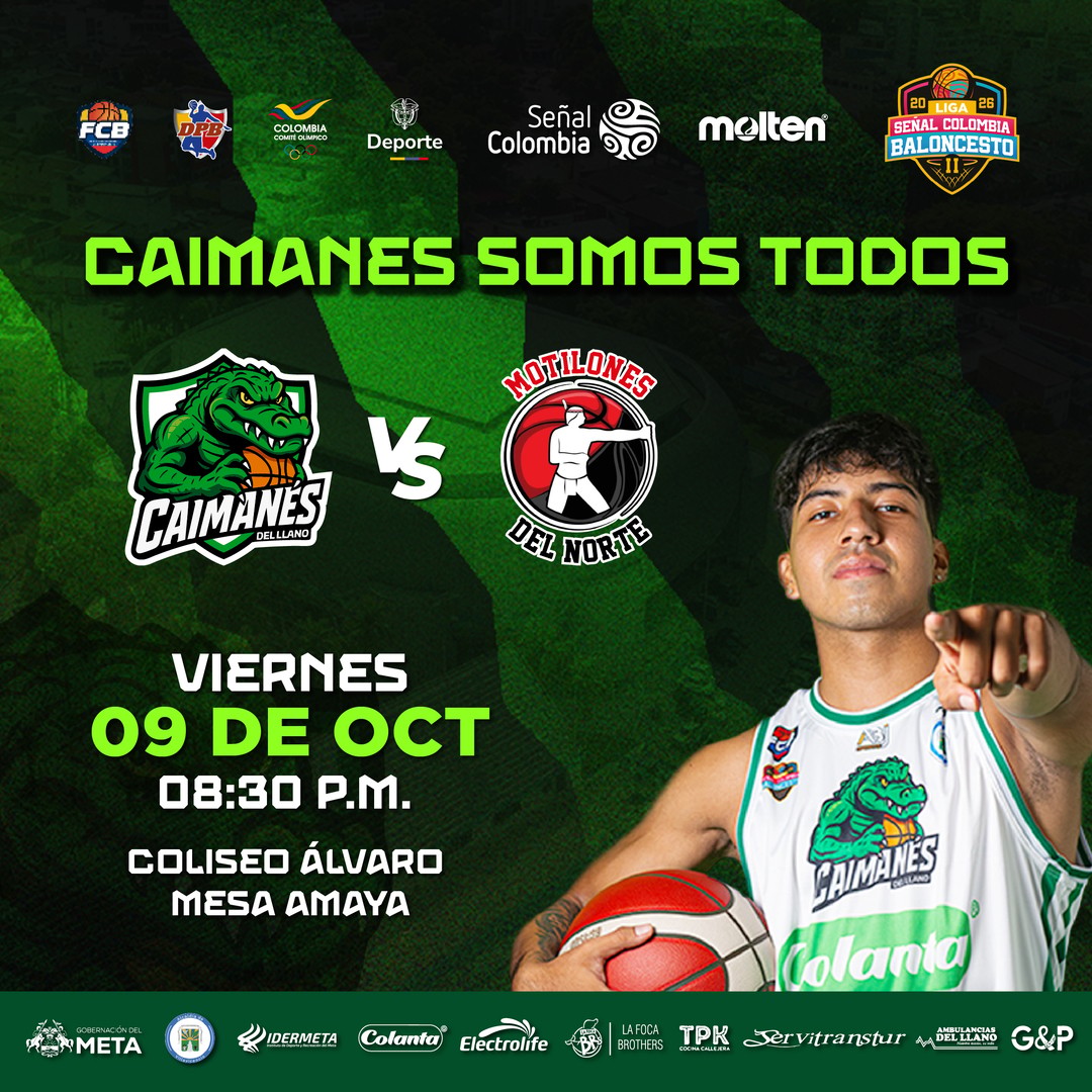 CAIMANES VS MOTILONES 09 DE OCTUBRE