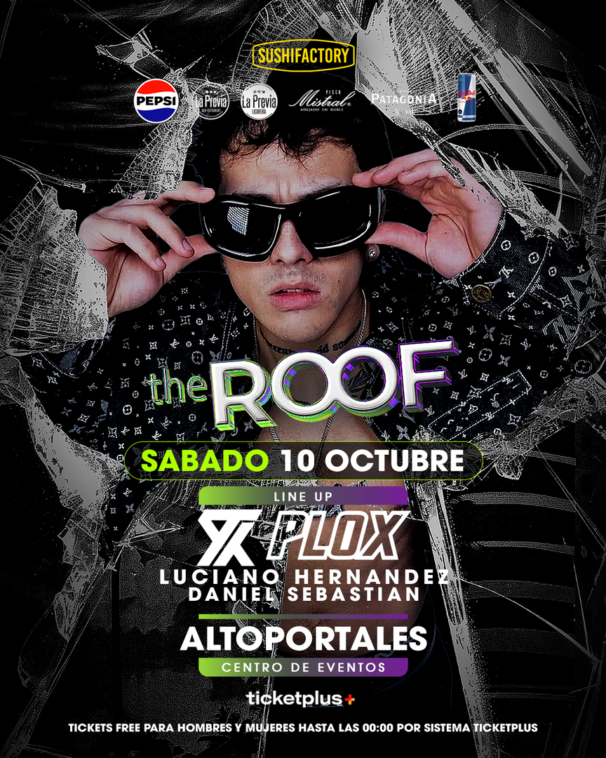 THE ROOF ALTOPORTALES - 10 DE OCTUBRE