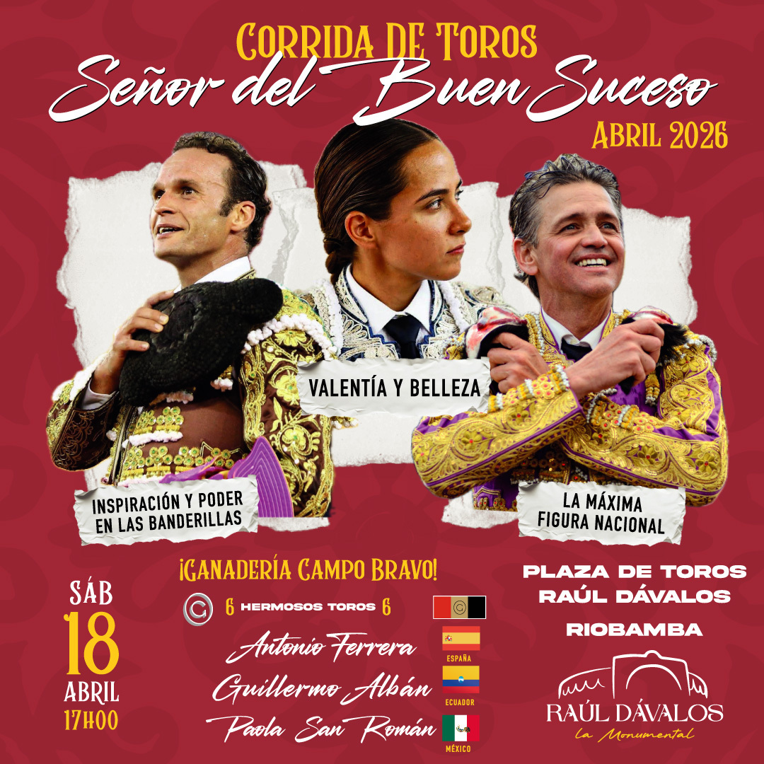 Corrida de Toros Señor del Buen Suceso 2026