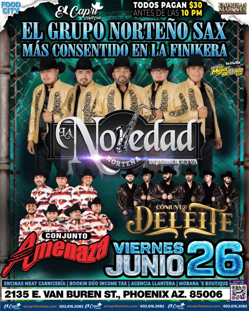 La Novedad Nortena-Conjunto Amenaza-Conjunto Deleite