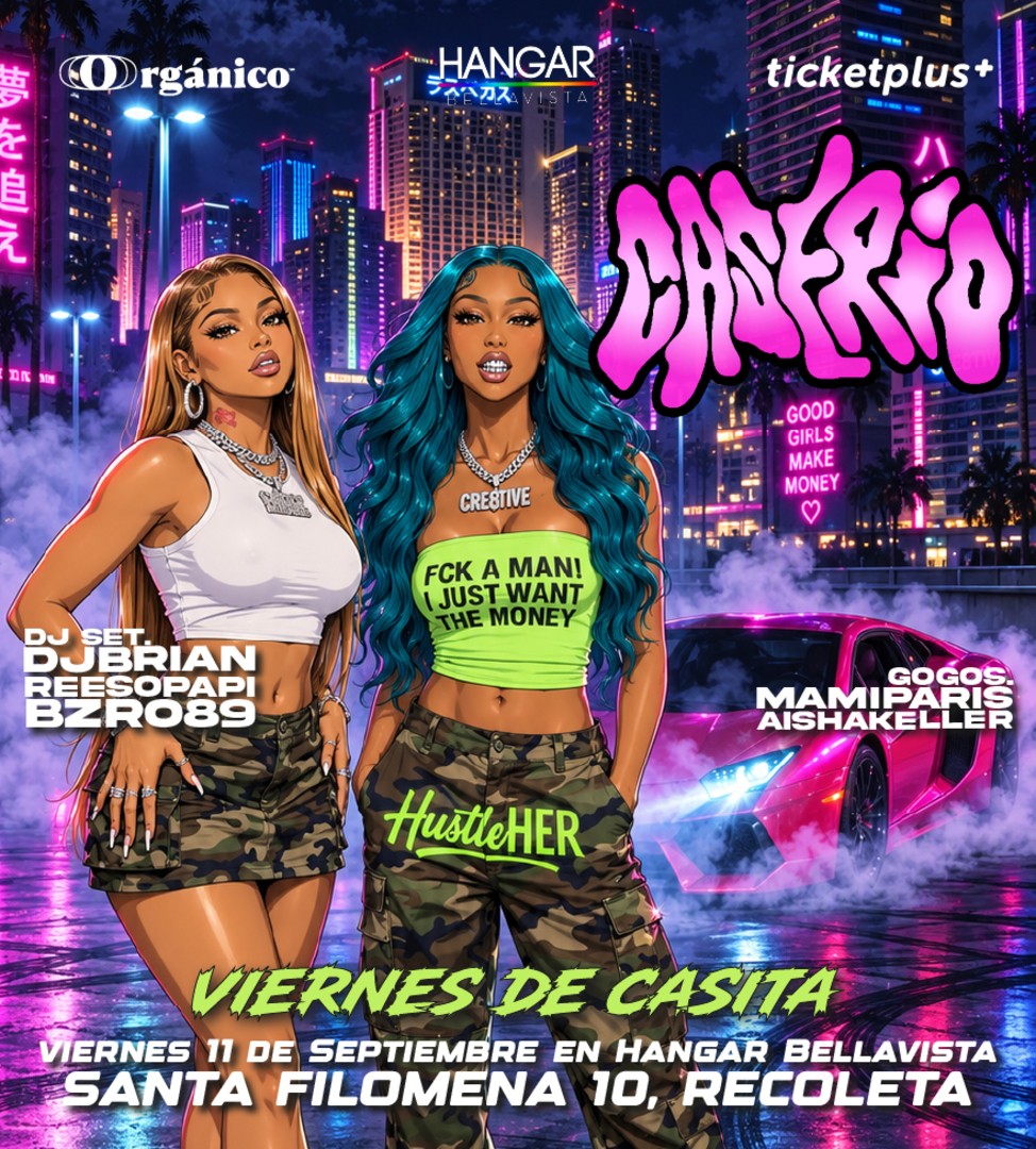 Viernes de Casita 🏡 en Caserío Fiesta, Viernes 11 de Septiembre en Hangar Bellavista
