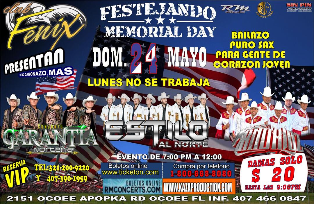 Estilo Al Norte-Garantia Nortena-Conjunto Andaluz-Club Fenix