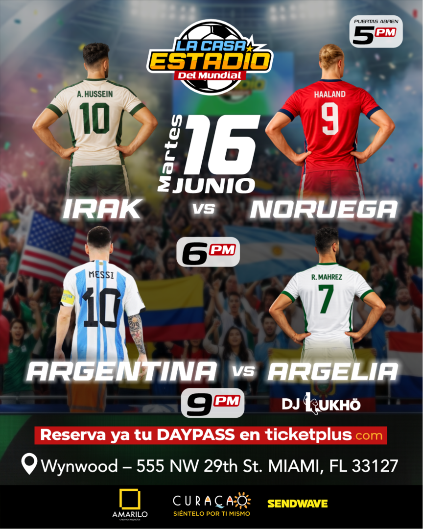 LA CASA ESTADIO DEL MUNDIAL - Irak vs Noruega & Argentina vs Argelia