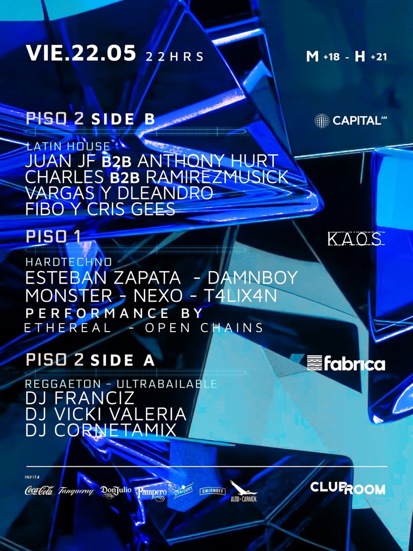Clubroom Presenta @ Viernes 22 Mayo