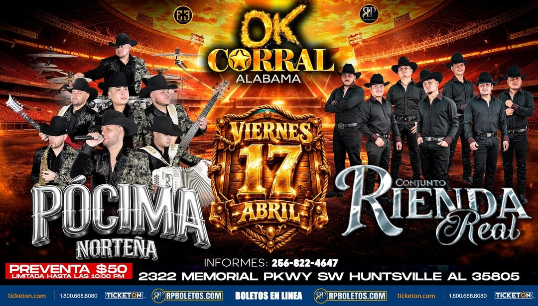 Pocima Nortena-Conjunto Rienda Real-OK Corral Alabama-Huntsville AL