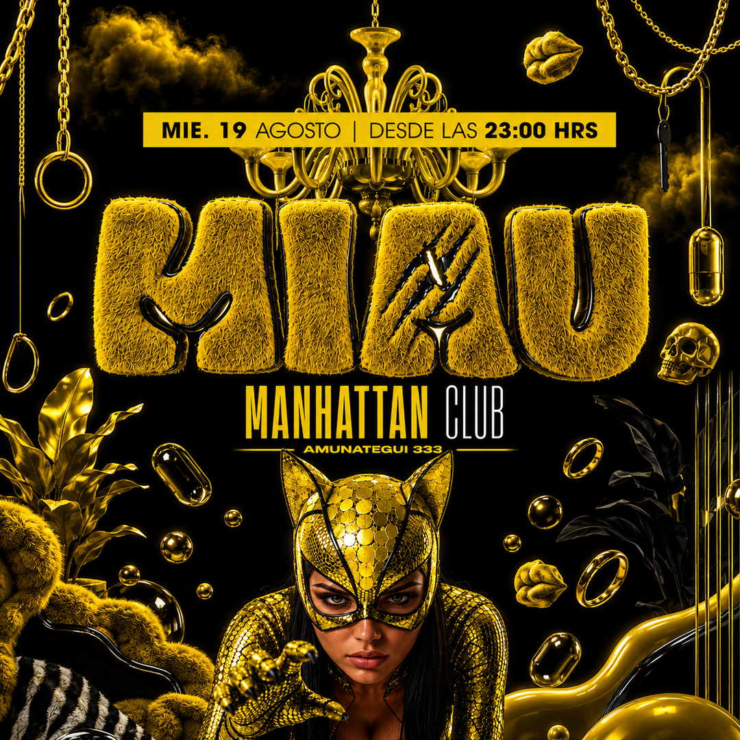 MIERCOLES MIAU HOY- CLUB MANHATTAN- 19 DE AGOSTO - 23:00
