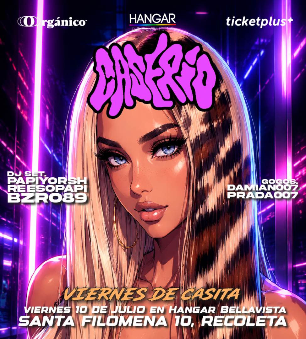Viernes de Casita 🏠 en Caserío Fiesta Viernes 10 de Julio en Hangar Bellavista