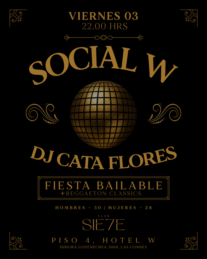 SOCIAL W ★ VIERNES 03 JULIO ★ Club Siete 
