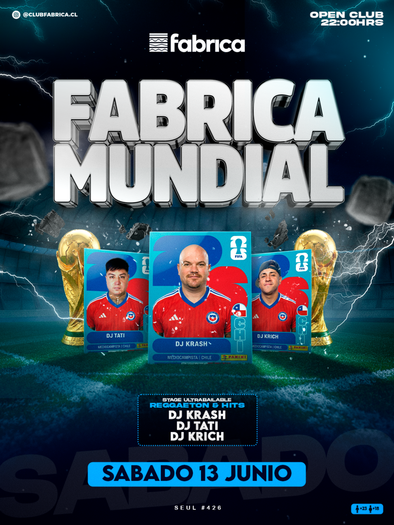 Club Fabrica Presenta@ Sábado 13 Junio