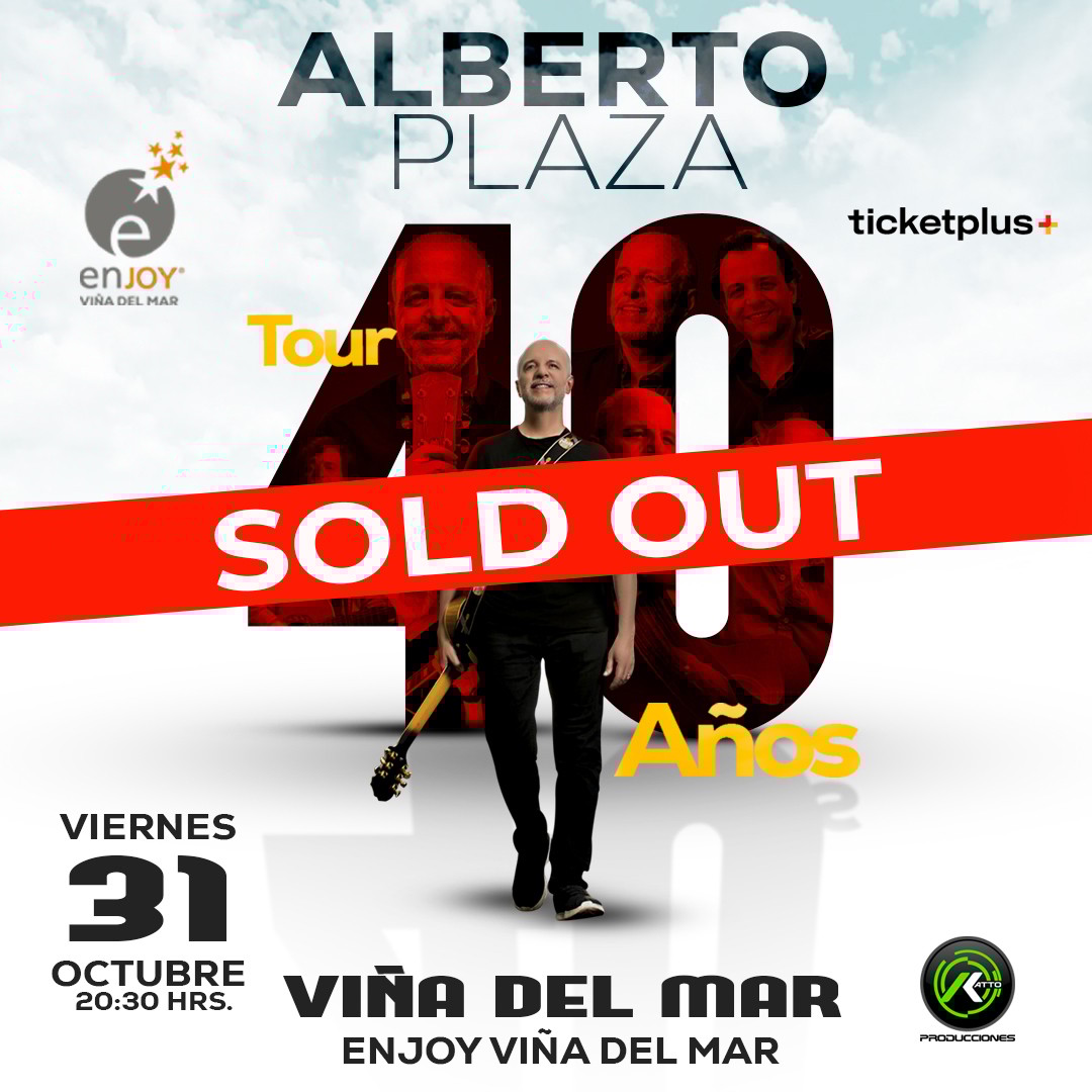 Tour 40 años Alberto Plaza - Enjoy Viña del Mar
