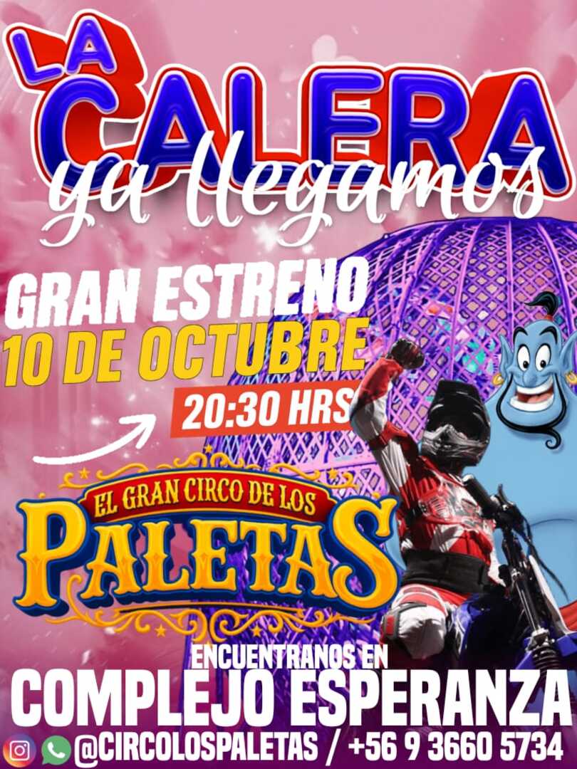 Circo Los Paletas - La Calera 2025