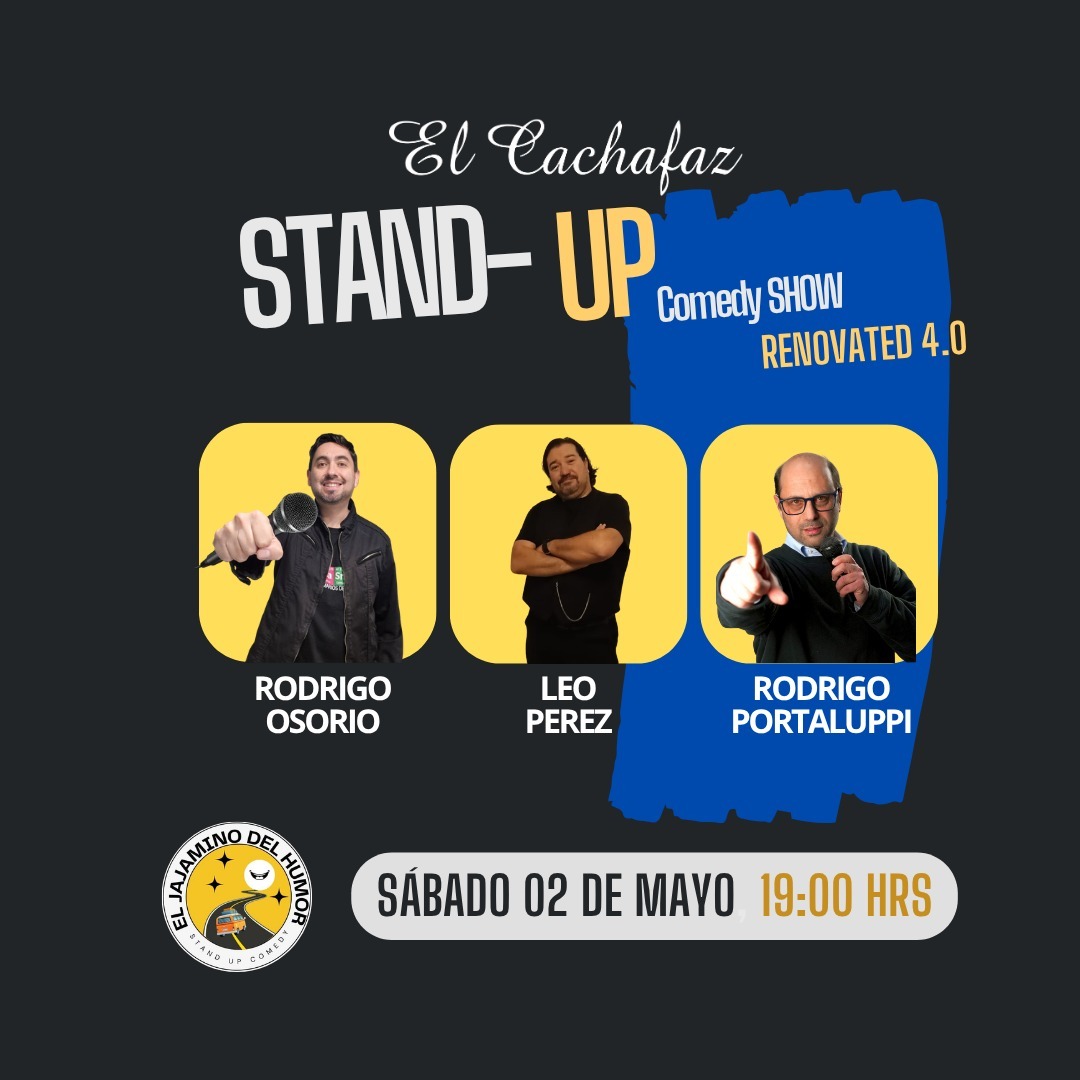 Show de Stand Up-Comedy-Sabado 2 Mayo a las 19 hrs