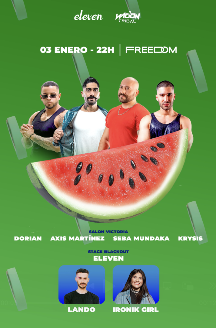 NACION TRIBAL & ELEVEN - SPOT FREEDOM - 22:00 