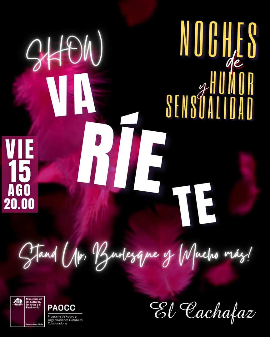 Variete Viernes 15 de Agosto 20 hrs