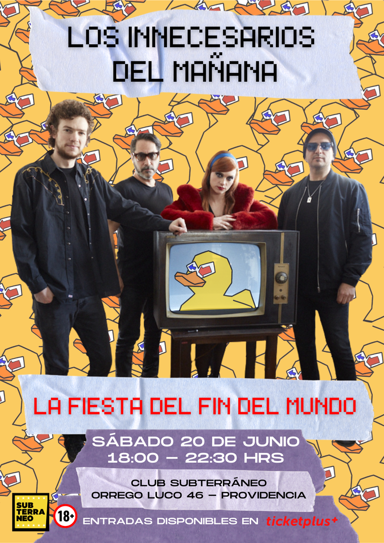 LOS INNECESARIOS DEL MAÑANA ★ SÁBADO 20 JUNIO ★ Club Subterráneo