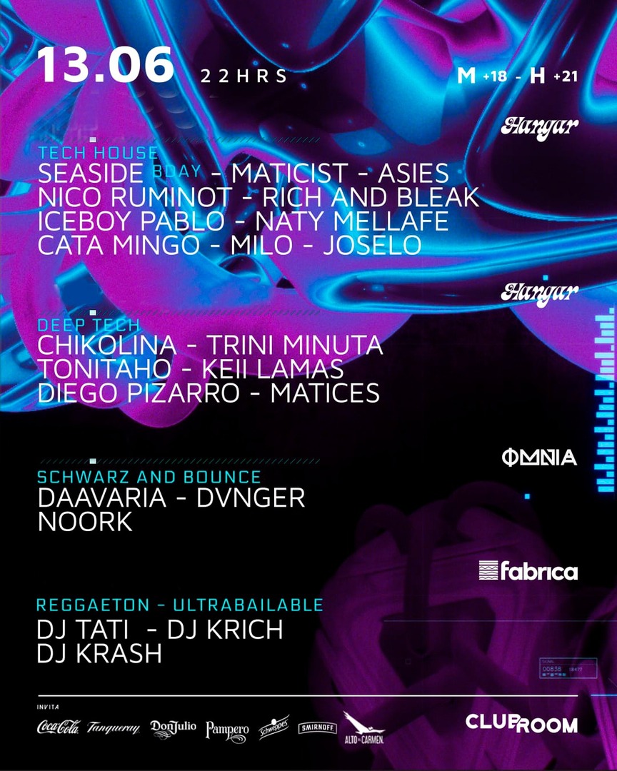 Clubroom Presenta @ Sábado 13 Junio