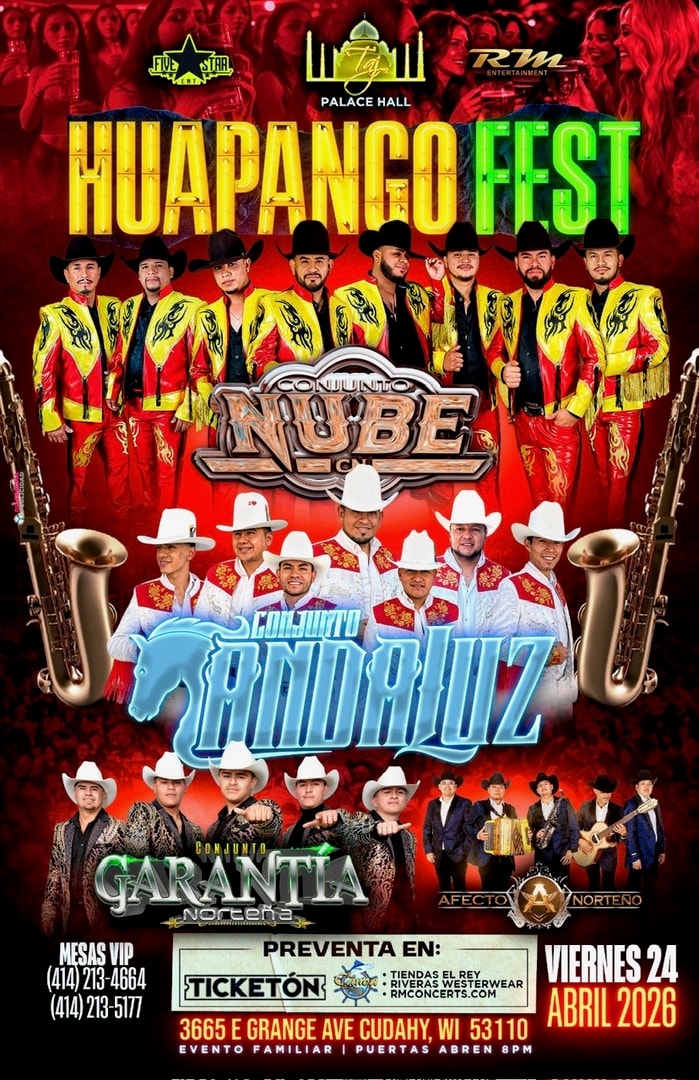 Huapango Fest-Conjunto Andaluz-Conjunto Garantia Nortena-Afecto Norteno-Taj