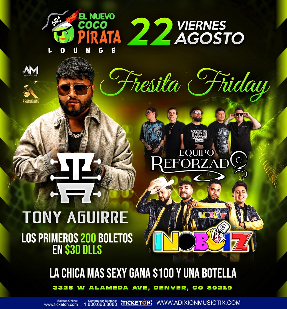 Fresita Friday-Tony Aguirre-Equipo Reforzado-Inoboiz-Coco Pirata