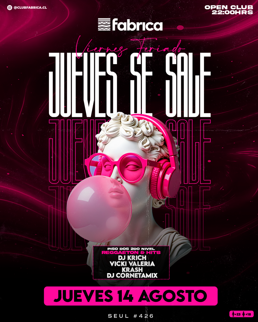 Club Fabrica Presenta @ Jueves 14 agosto