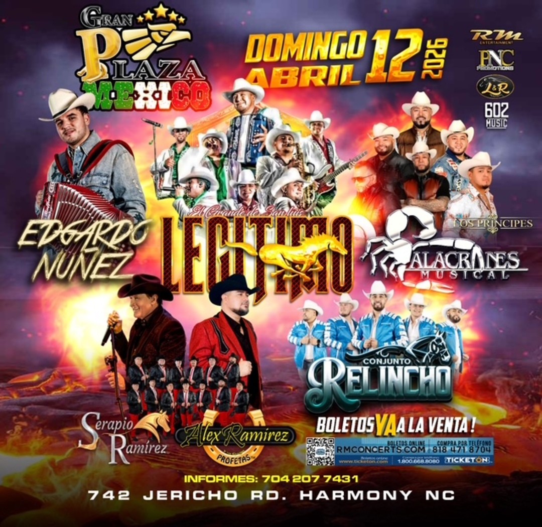 Legitimo-Edgardo Nunez-Alacranes Musical-Serapio Ramirez-Alex Ramirez y Su Grupo Profetas-Conjunto Relincho-Gran Plaza Mexico