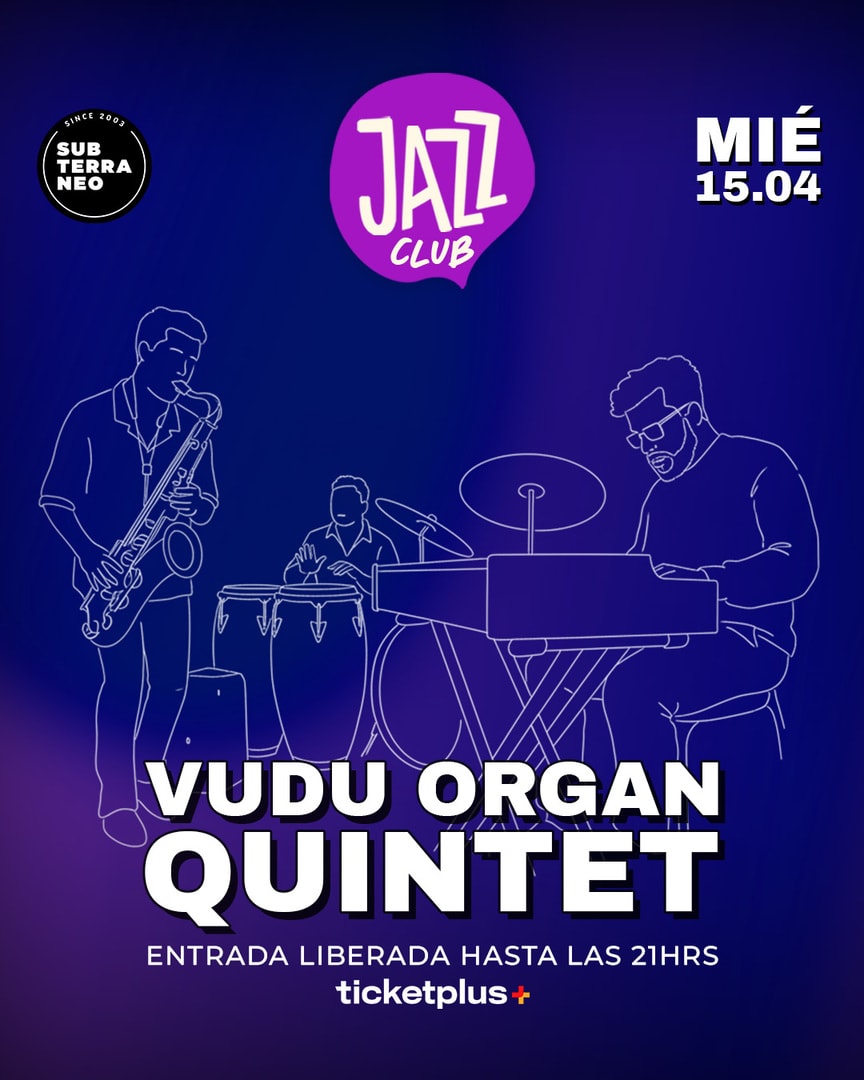 JAZZ CLUB 🎵 MIÉRCOLES 15 ABRIL ★ Club Subterráneo 