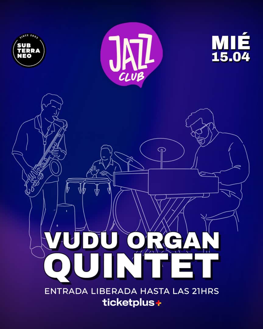 JAZZ CLUB 🎵 MIÉRCOLES 15 ABRIL ★ Club Subterráneo 