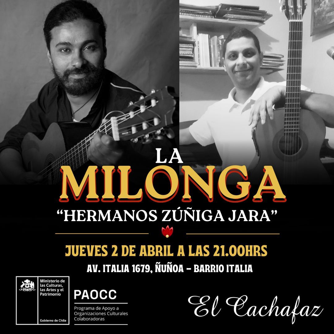 Milonga Jueves 2 Abril 21hrs 