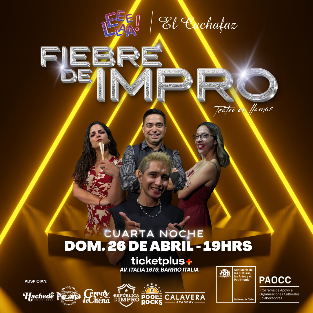 Show de Impro-Fiebre de Impro-Domigo 26 de Abril 19hrs