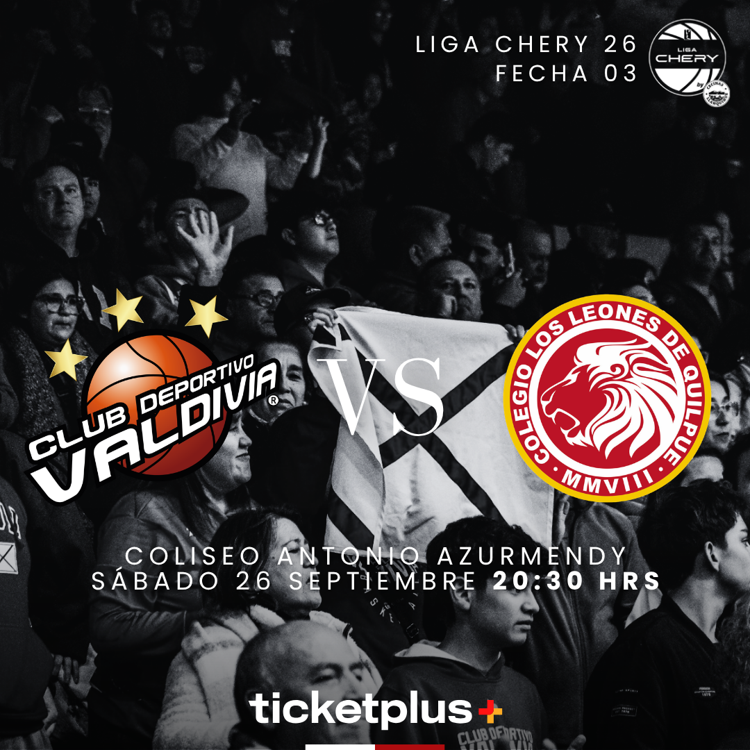 ⁠CD Valdivia vs Colegio Los Leones / Liga CHERY by Cecinas Llanquihue 2026