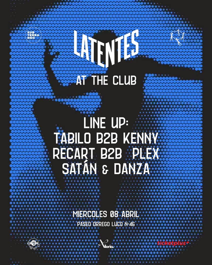 LATENTES 🎵 MIÉRCOLES 08 ABRIL ★ Club Subterráneo (+21)