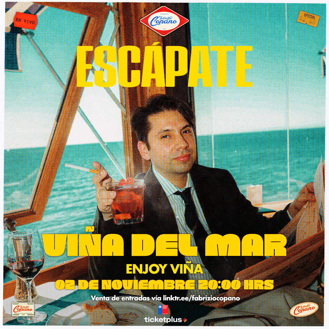 FABRIZIO COPANO / ENJOY VIÑA  / VIÑA DEL MAR / 02 DE NOVIEMBRE / 20:00 HRS