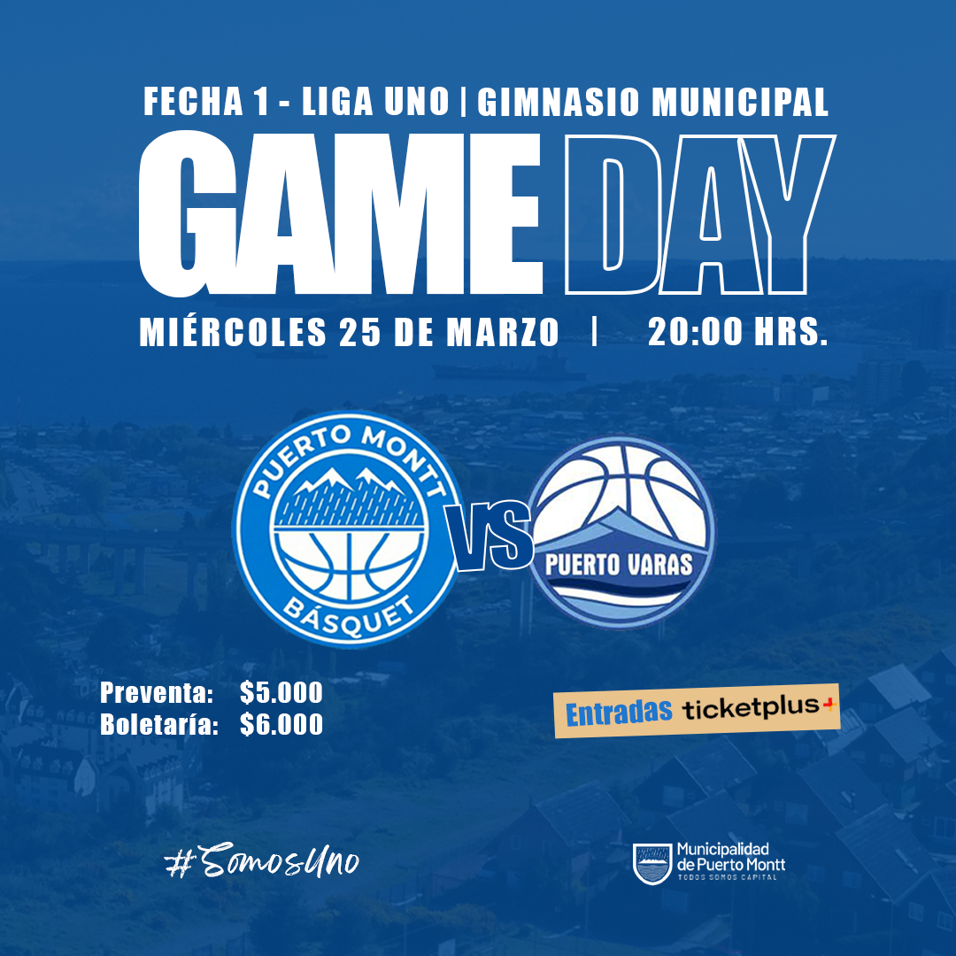  PUERTO MONTT BASQUET VS PUERTO VARAS LNB 2026