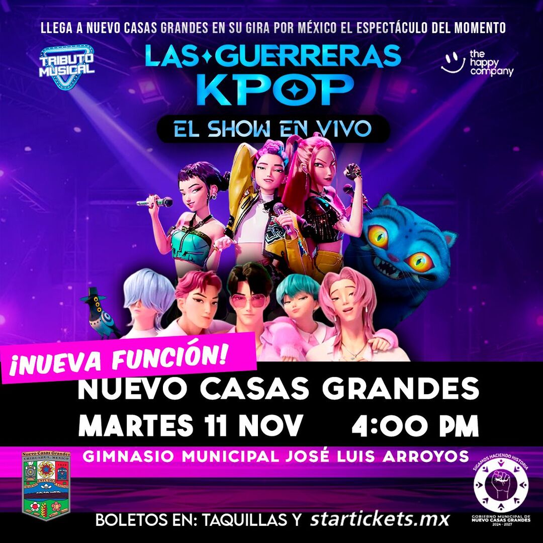 NCG - TRIBUTO LAS GUERRERAS KPOP 16:00 HRS