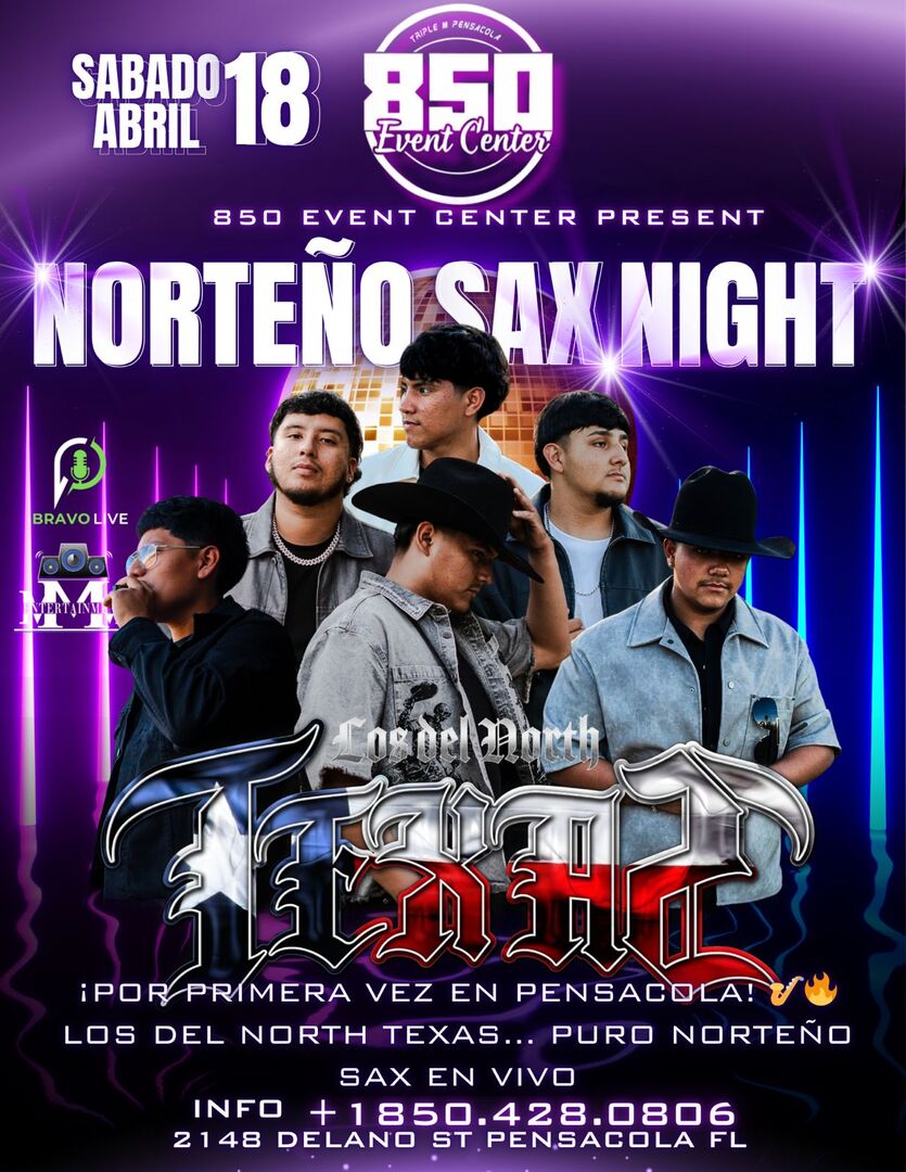 Los Del North Texas-850 Event Center
