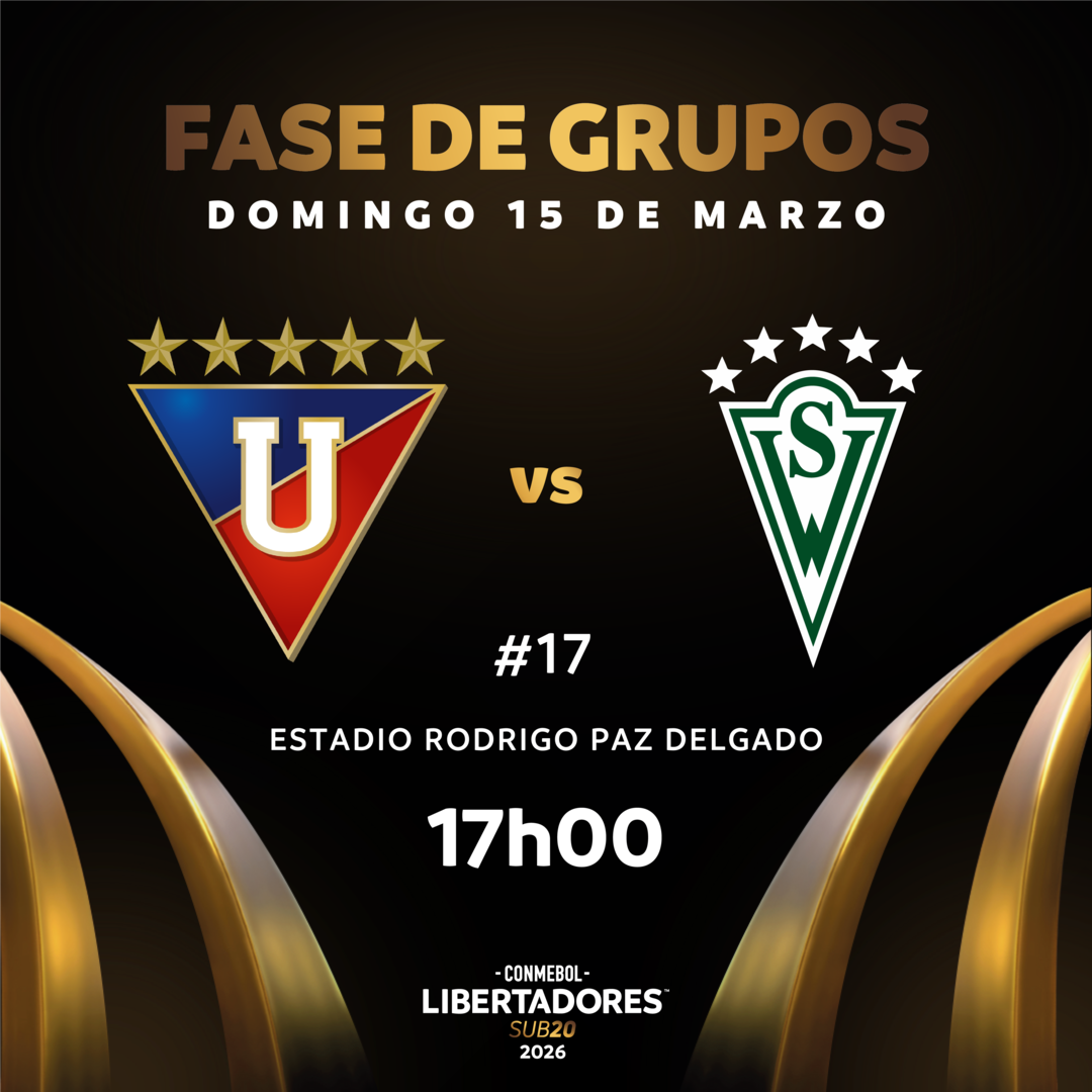 #17 LDU Quito (Ecu) vs Santiago Wanderers (Chi) / CONMEBOL Libertadores sub20 2026™ / Fase de Grupos