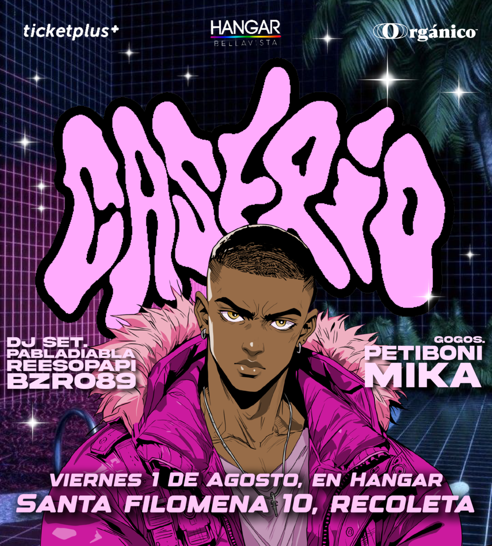 Caserío Fiesta Viernes 1 de Agosto en Hangar bellavista