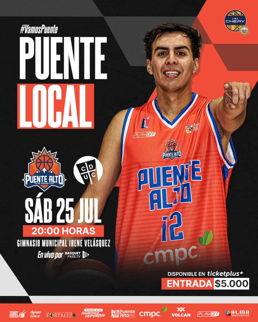 M. Puente Alto vs UC / LNB / Liga CHERY by Cecinas Llanquihue / Semana 3 / Fase Zonal