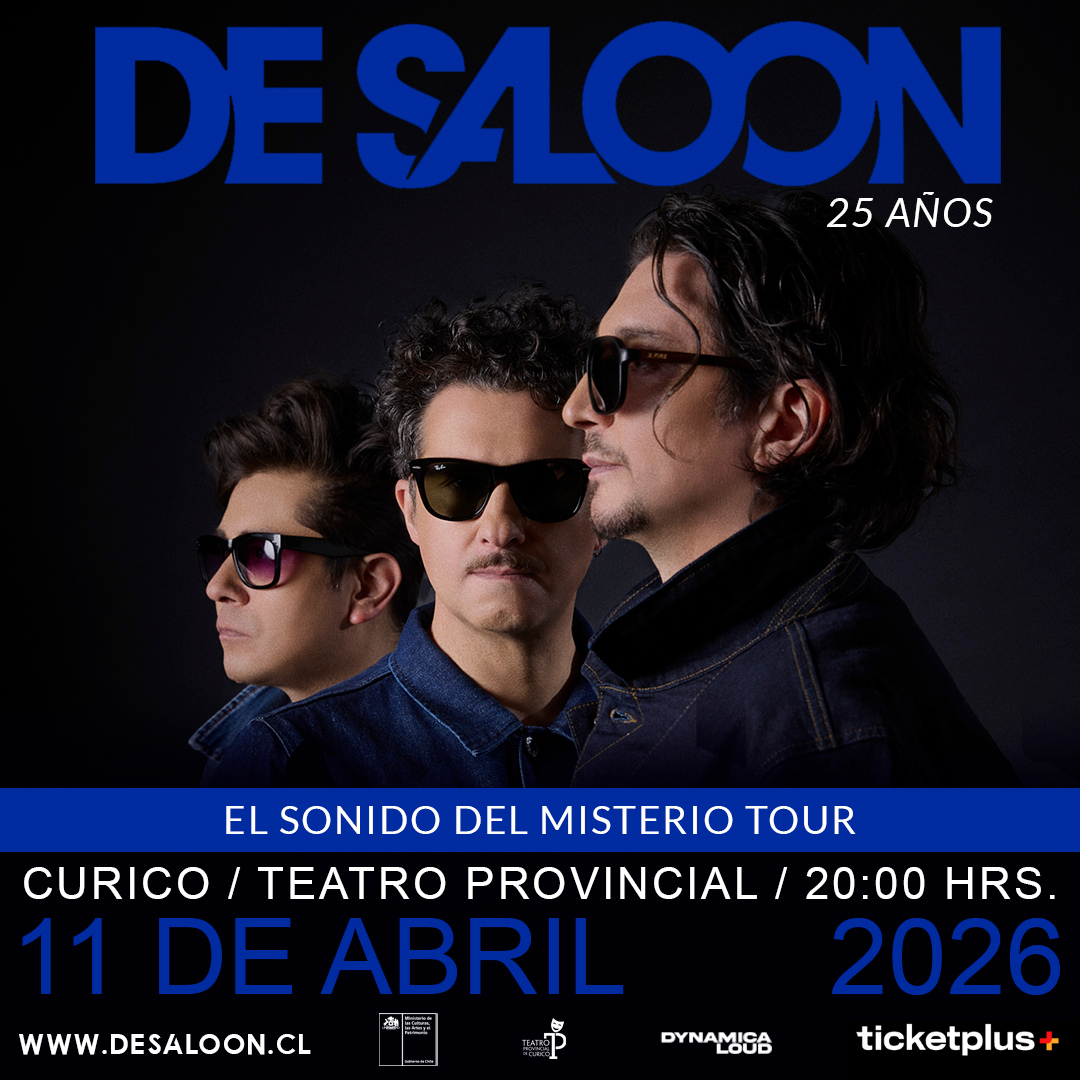 De Saloon Lanzamiento nuevo disco “El sonido del Misterio” + Grandes Éxitos en Curicó