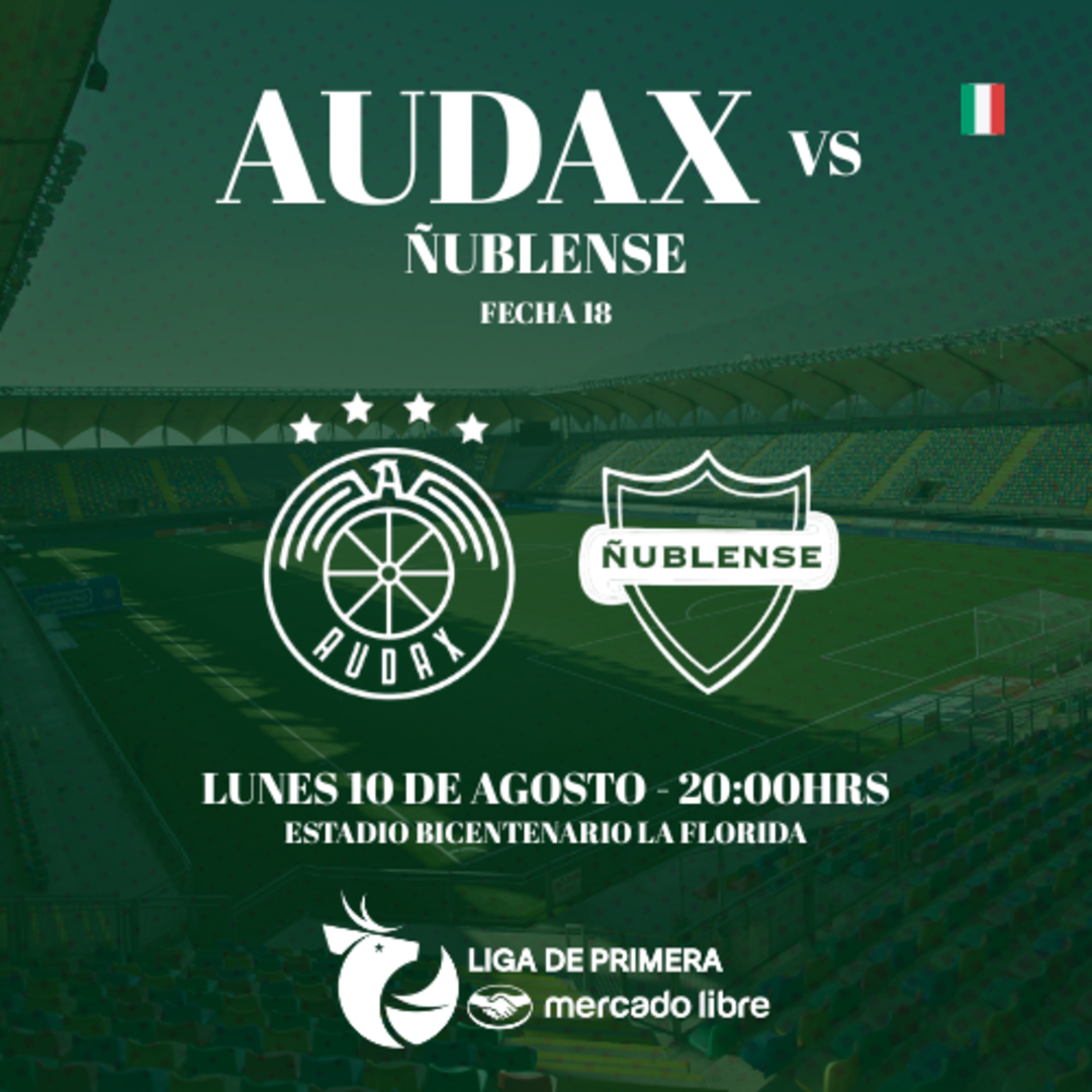 Audax Italiano vs Ñublense / Liga de Primera Mercado Libre / Fecha 18