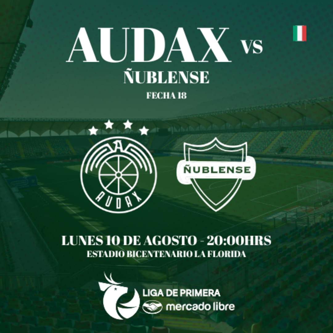 Audax Italiano vs Ñublense / Liga de Primera Mercado Libre / Fecha 18