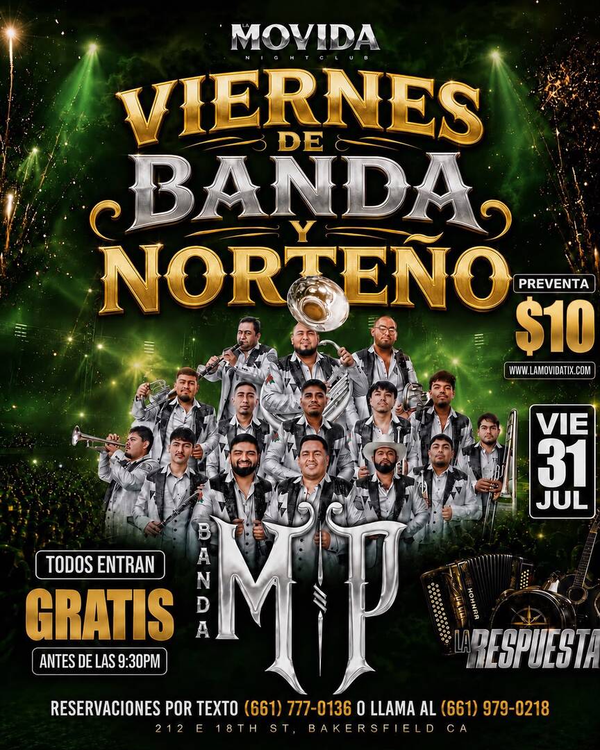 Viernes de Banda y Norteño-Banda Maxima Potencia-La Respuesta